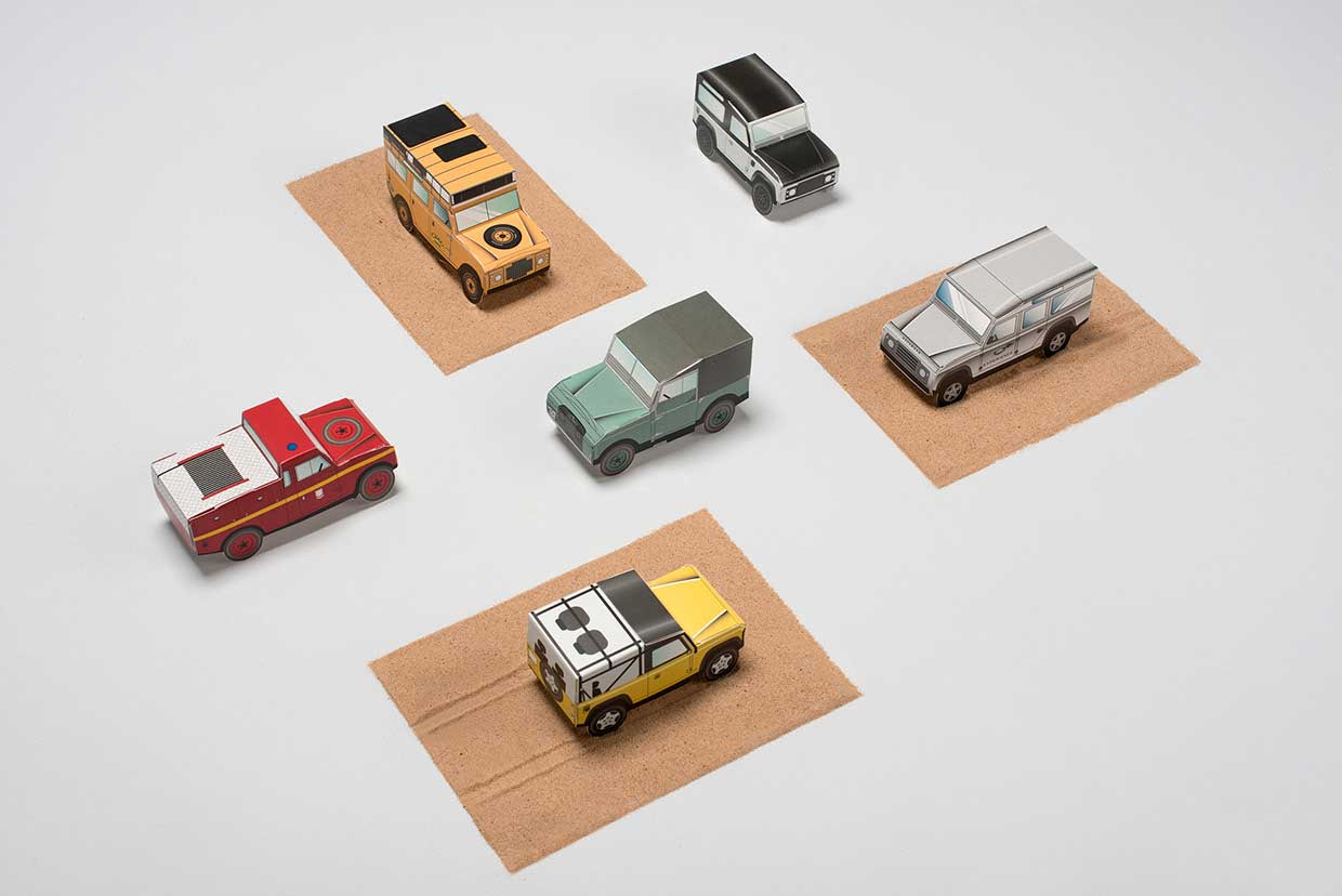Land Rover Maquettes